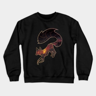 Galaxy Fox Crewneck Sweatshirt